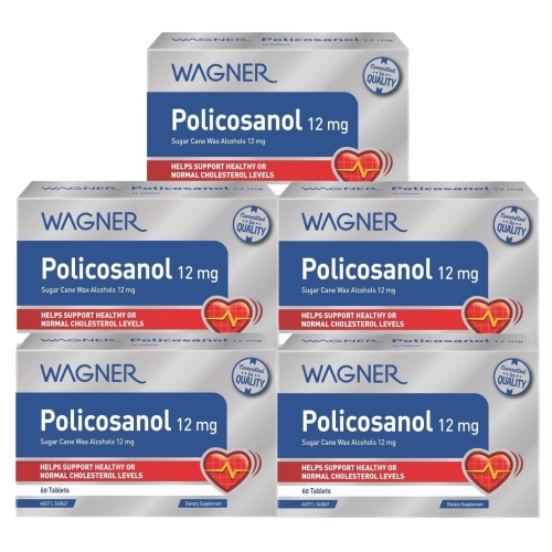 Wagner 폴리코사놀 12mg 60정(해외) (5개)_이미지