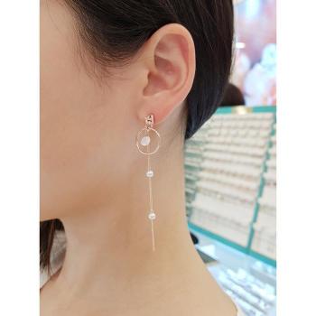 세이브존01 40대여자선물 하객룩 드롭 귀걸이 spe687 S16278159