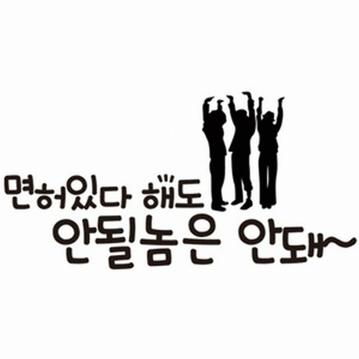 카티커 면허있다해도 안될놈은 안돼