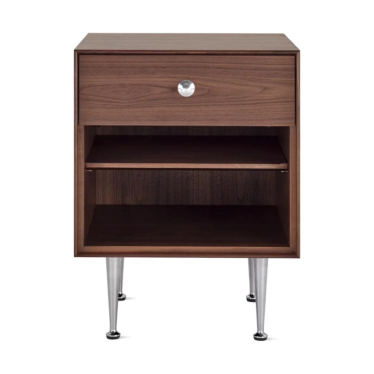 허먼밀러  nelson thin edge bedside table walnut