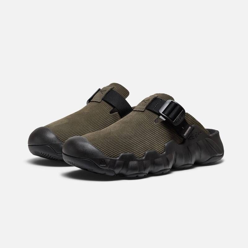 KEEN 킨 하이퍼포트 Hyperport Clog Leather 카키 남성 뮬 KNSO5F030K3 299838_이미지