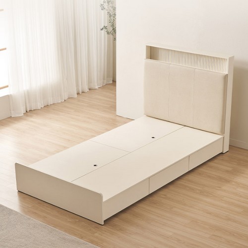 삼익가구 펠리트 템바 아트월 가죽헤드 수납 호텔 LED침대 SS (유로탑독립)_이미지