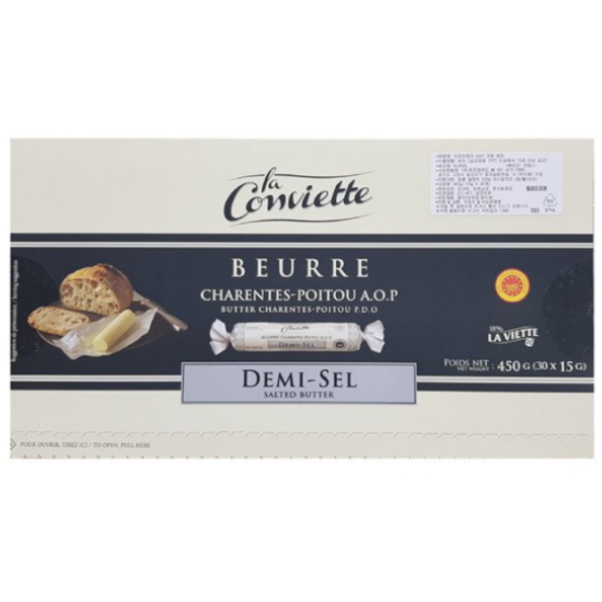 라꽁비에뜨 가염 버터 15g (1개)_이미지