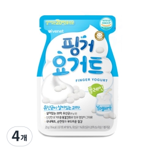 아이배냇 베베핑거 요거트 플레인 20g (4개)_이미지
