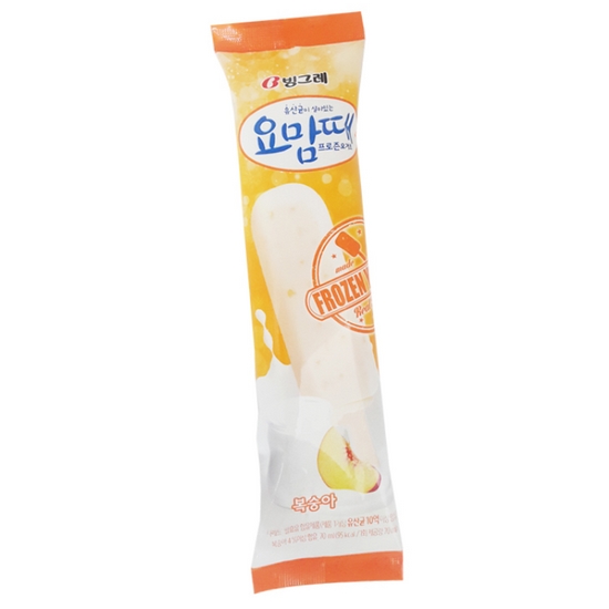 빙그레 요맘때 복숭아바 70ml (6개)