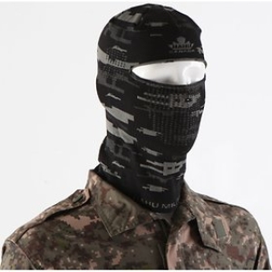 군용 검정디지털 바라클라바 군인 멀투건 군대 마스크