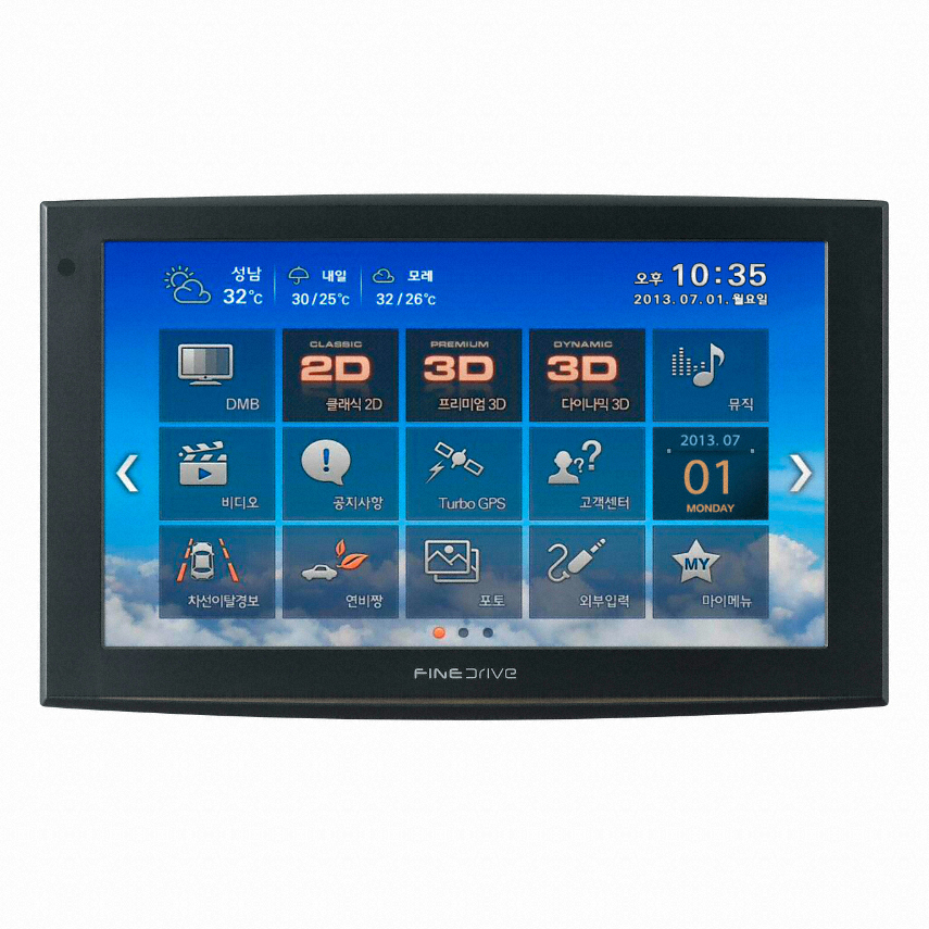 파인디지털 파인드라이브 IQ 3D 5000 BLACK 매립패키지 (8GB, 더뉴K5)