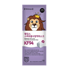 파인텍 웰킵스 스마트 황사방역 마스크 KF94 대형 (100매)