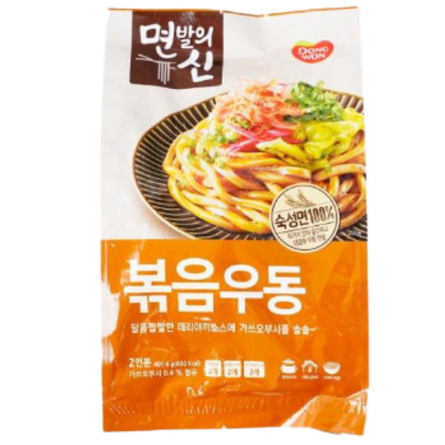 동원F&B 면발의 신 볶음 우동 2인분 401.6g (10개)_이미지