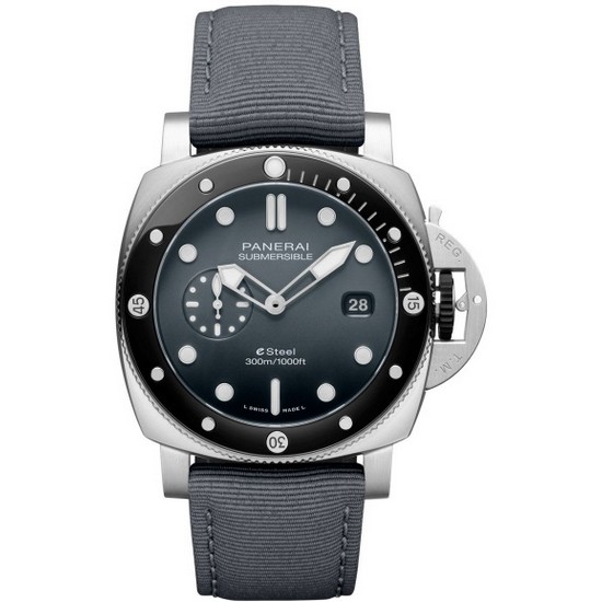 파네라이 Submersible QuarantaQuattro ESteel Grigio Roccia PAM01288_이미지