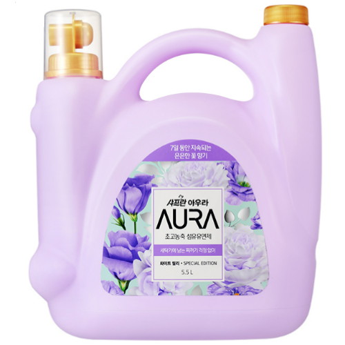 샤프란 아우라 퍼퓸에디션 화이트릴리 5.5L (3개)_이미지