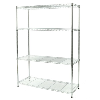 금하산업개발 크롬도금 25파이 산업용 메탈랙선반 하턱 4단 1200