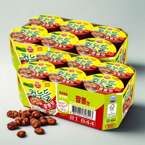 오뚜기 컵누들 짬뽕맛 38.2g (12개)