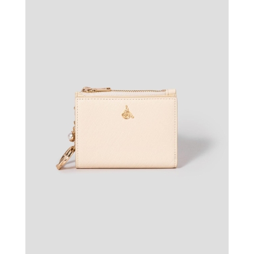 빈폴 ACC BE51A4M10E 루시 사피아노 2단 지퍼 지갑 옐로우_이미지