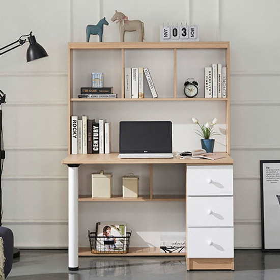 퍼닉에스엠 메이드 편수 책상세트+서랍장 (1100x700)_이미지