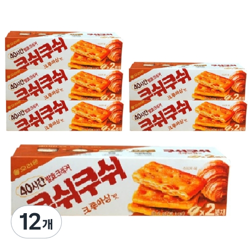 오리온 쿠쉬쿠쉬 크루아상 65.6g 12개