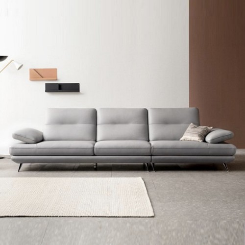 자코모 엘리쉬 기능성 슈렁큰 천연가죽 소파 4인용 (스툴별도)_이미지