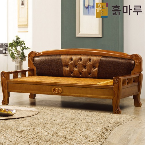  흙마루 C5017G 흙소파 MS [자수확장황토볼]