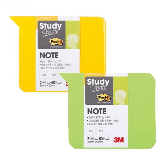 3M 스터디메이트 필기노트 말풍선 654
