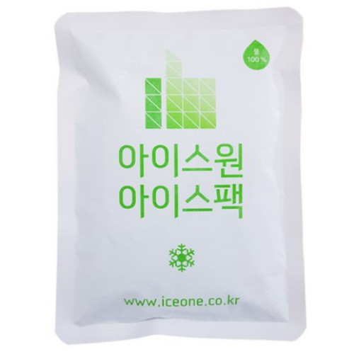 에이스코리아 아이스원 엄지 물 100% 부직포 완제품 아이스팩 12x17cm