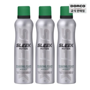 도루코 슬릭 모션 쉐이빙폼 210ml (3개)