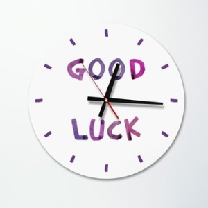 꾸밈 cb173-컬러타이포 good luck _인테리어벽시계_