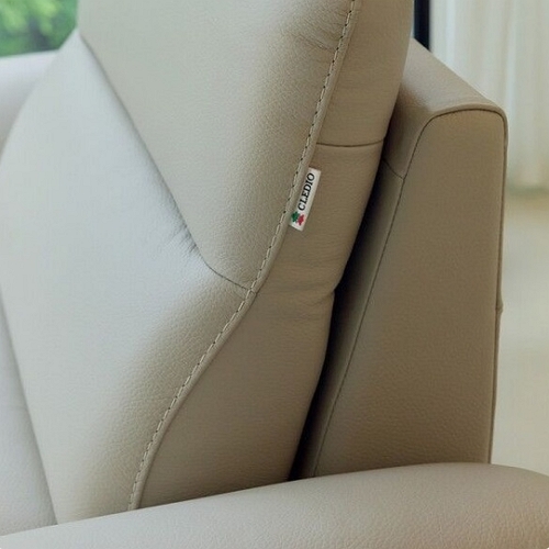 다우닝 시엘 전체 천연통가죽 소파 3+1인용 (스툴별도)_이미지