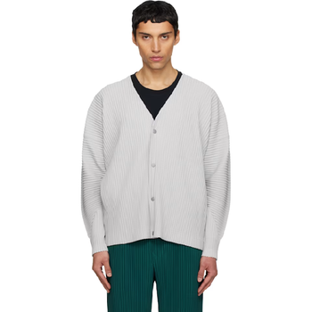 옴므 플리세 이세이 미야케 그레이 컬러 플리츠 1 가디건 HP66JL170 TP87_이미지