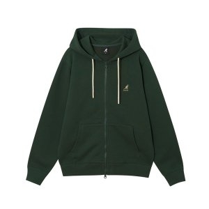 캉골 클래식 로고 집업 5140 포레스트 KRFCZU51400_이미지