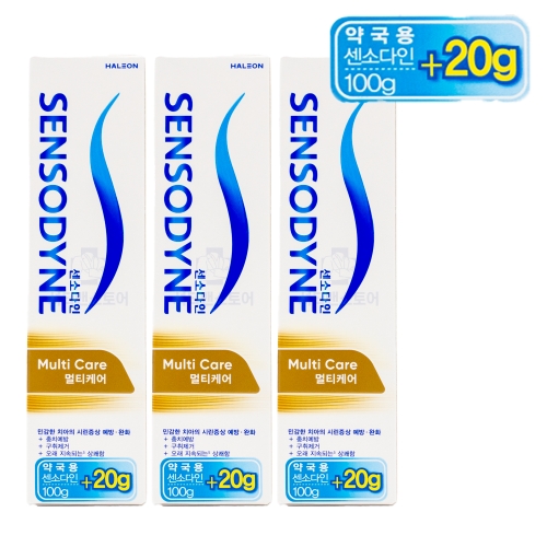 센소다인 멀티케어 치약 120g (3개)_이미지