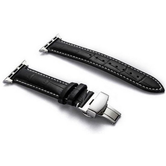 포유 애플워치 악어 패턴 레더 밴드 [38mm/40mm/41mm]