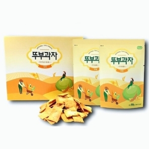 파파퐁퐁 쿠키아 오리지널 뚜부과자 50gx24봉 6봉x4박스 맛과 영양의 두부과자 쿠키 스낵 크랙커 과자 간식