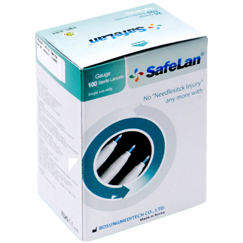 보성메디텍 세이프란 채혈침 30G (100개)_이미지