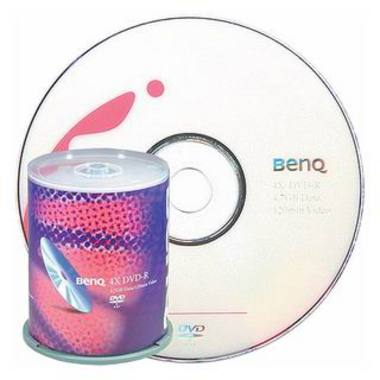 BenQ DVD-R 4.7GB 4x 케익 100장_이미지