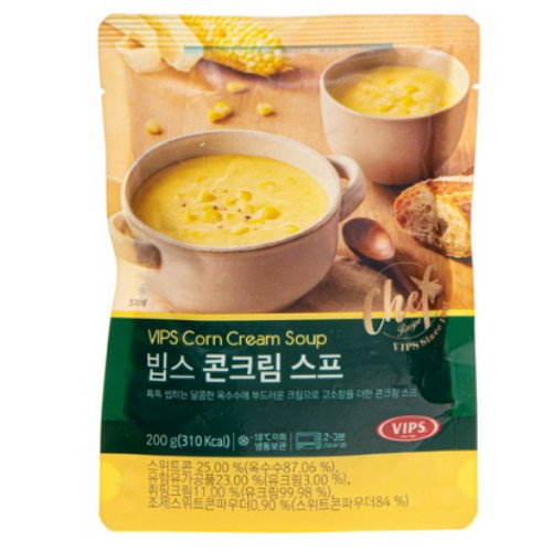 CJ푸드빌 빕스 콘크림 스프 200g (1개)_이미지