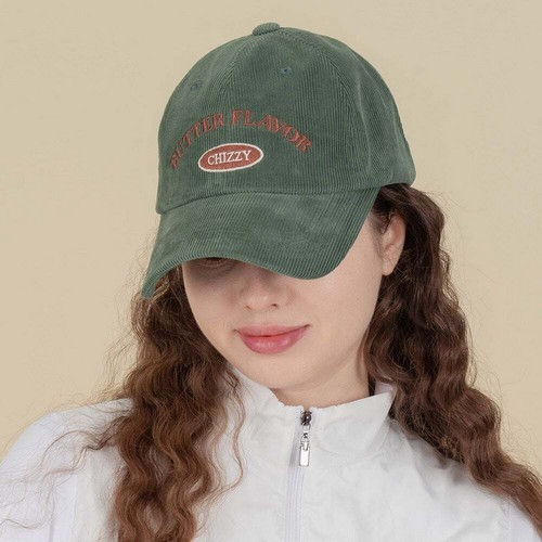 지니골프 버터 코듀로이 볼캡