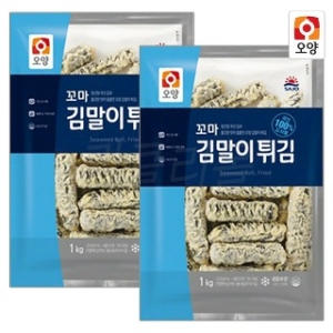 사조오양 꼬마 김말이 튀김 1kg (2개)