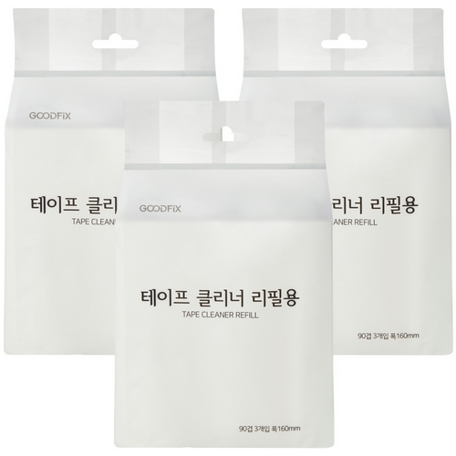 에이알씨 굿픽스 ㅤ테이프 클리너 밀대형 리필 3롤 (3개)_이미지