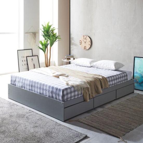 파로마 피츠 엘리 수납 침대 Q (55T라텍스독립)_이미지