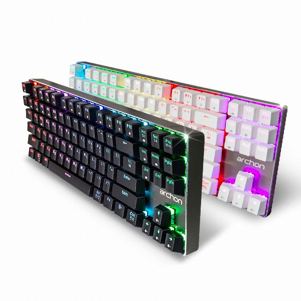 archon Aluke Pro87 QuickFire (화이트, 핑크축)_이미지