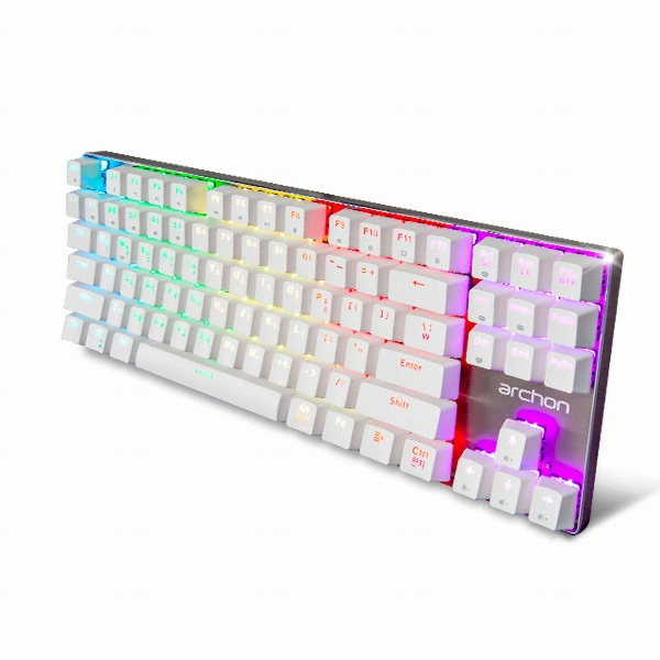 archon Aluke Pro87 QuickFire (화이트, 핑크축)_이미지