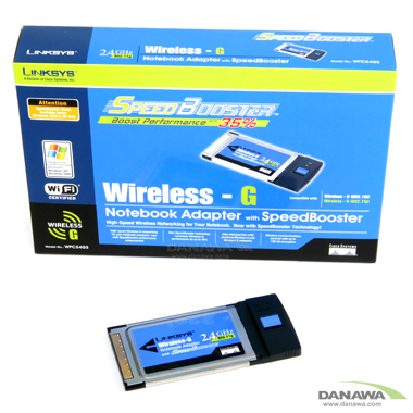 Cisco-Linksys WPC54GS PCMCIA 무선랜카드_이미지