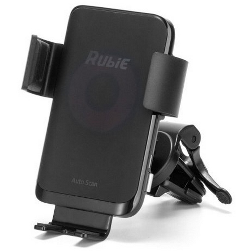 텔레컨스 루비 오토 20W 차량용 무선충전거치대 RUBIE-A1 + 듀얼 시거잭_이미지