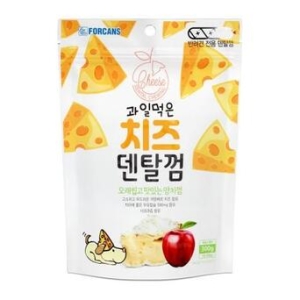 포켄스 과일먹은 치즈덴탈껌 사과 100g (12개)