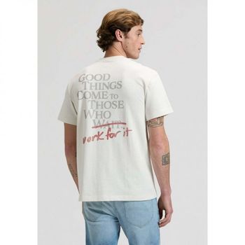 WORK FOR IT Print T-shirt weiss 7486055