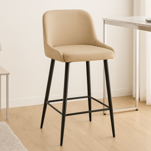 가구느낌 푸바 아일랜드 식탁 높은 홈바 의자 (1개)_이미지