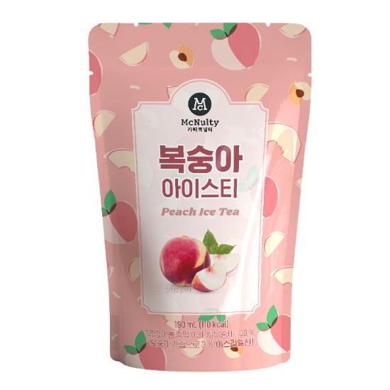 한국맥널티 복숭아 에이드 190ml (10개)_이미지