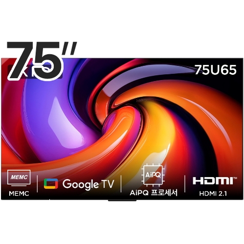 TCL 아이팔콘 75U65 (무타공 벽걸이)_이미지
