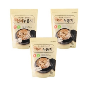 태광선식 현미 누룽지 500g 3개