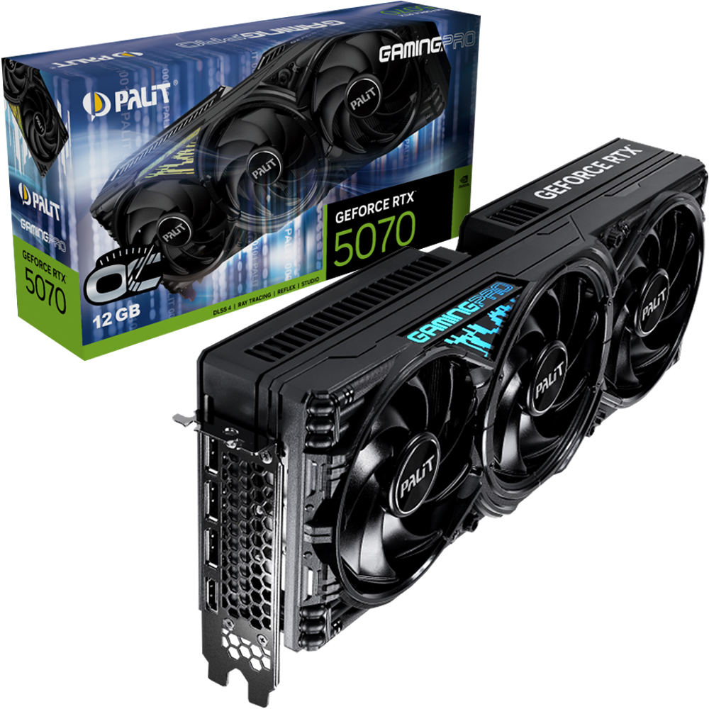 PALIT 지포스 RTX 5070 GAMINGPRO OC D7 12GB 이엠텍이미지입니다. 누르면 해당 게시물로 새창이동합니다.